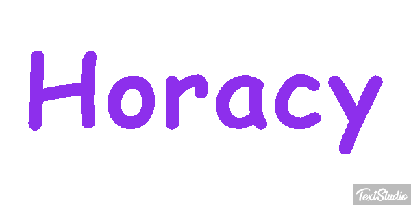 Horacy Effet de texte