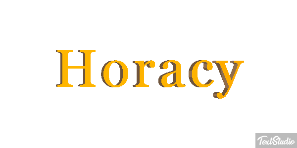 Horacy Effet de texte