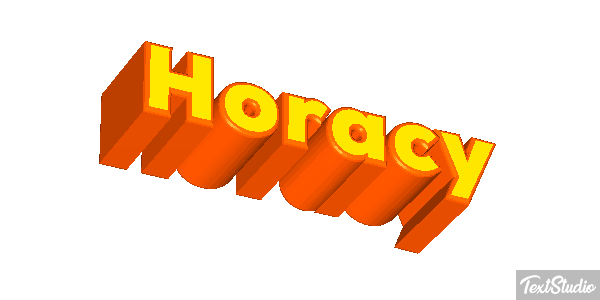 Horacy Effet de texte