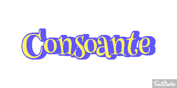 Consoante Text effect
