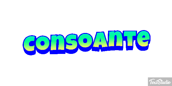 Consoante Text effect