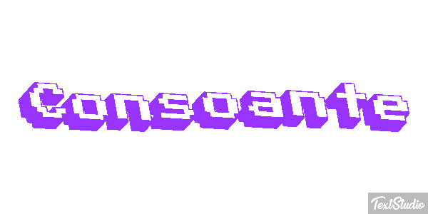 Consoante Text effect