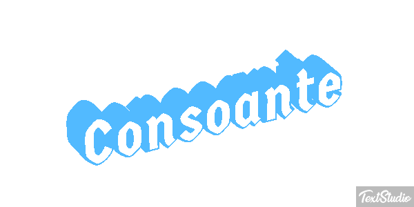 Consoante Text effect