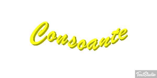 Consoante Text effect