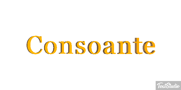 Consoante Text effect