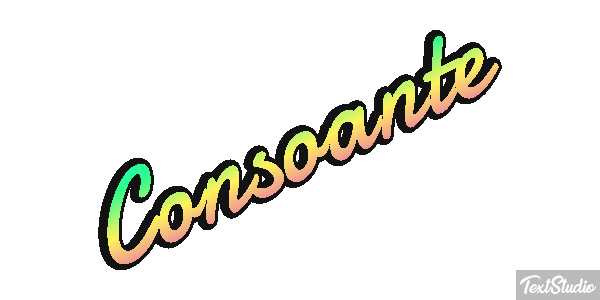 Consoante Text effect