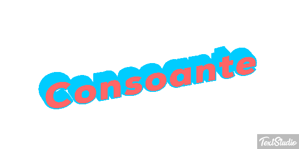 Consoante Text effect