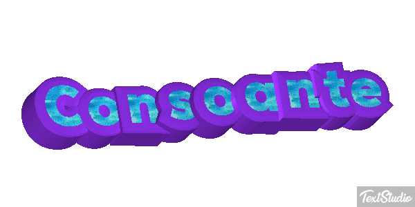 Consoante Text effect