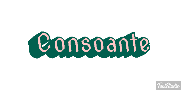 Consoante Text effect