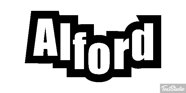Alford Text effect