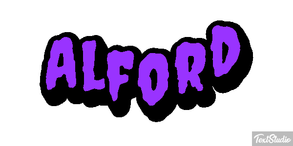 Alford Text effect