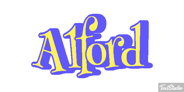 Alford Text effect