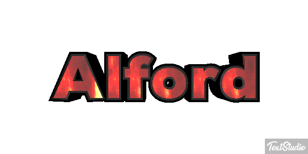 Alford Text effect