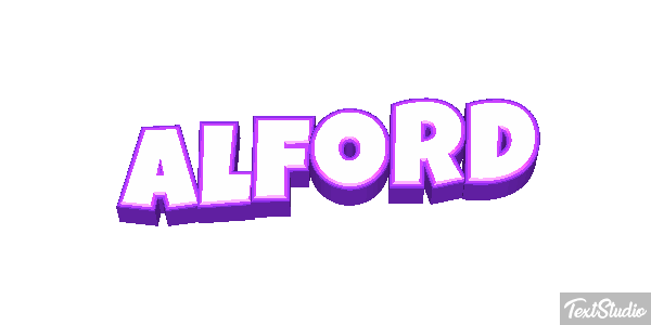 Alford Text effect