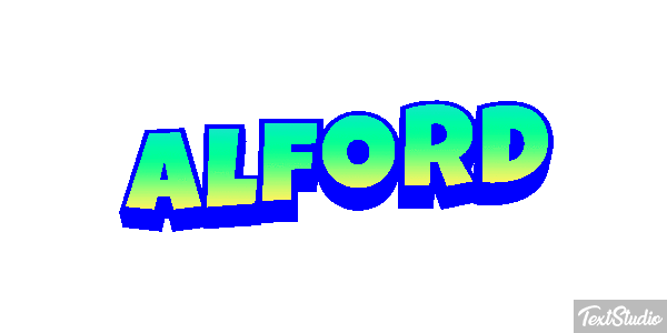 Alford Text effect