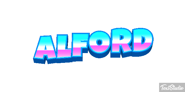 Alford Text effect