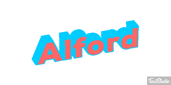 Alford Text effect