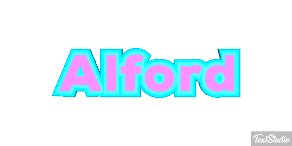 Alford Text effect