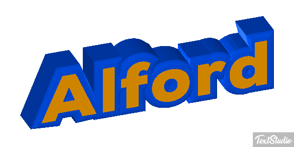 Alford Text effect