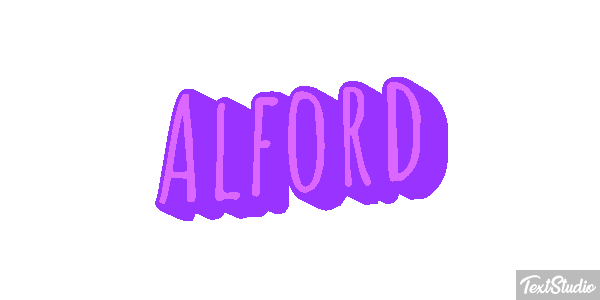Alford Text effect