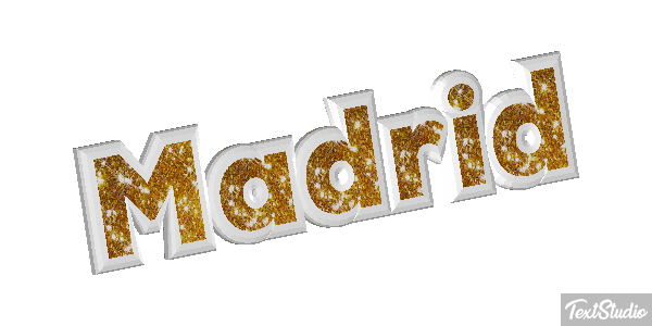Madrid Tekst effect