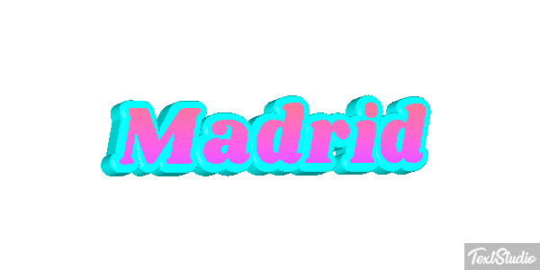 Madrid Tekst effect