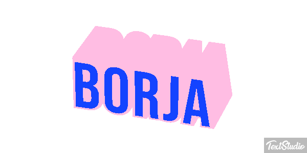 Borja Efecto de texto