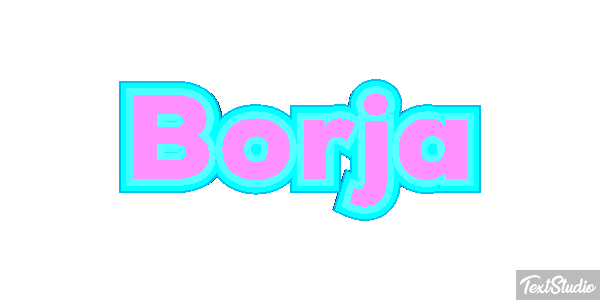 Borja Efecto de texto
