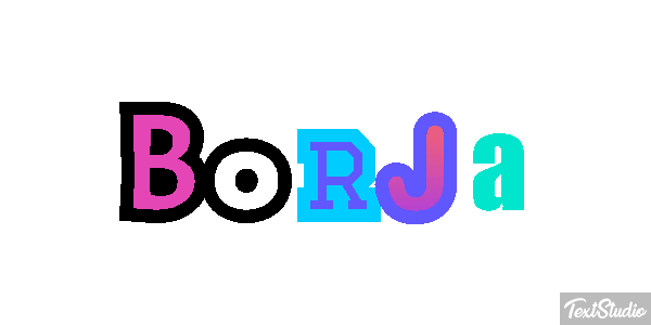 Borja Efecto de texto