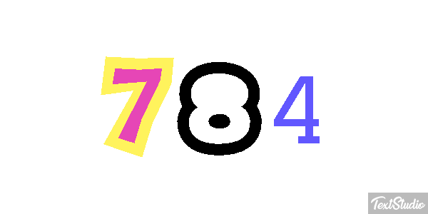 784 Текстовый эффект
