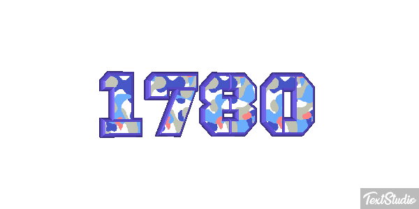 1780 Text effect