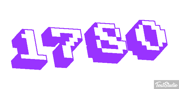 1780 Text effect