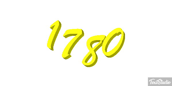 1780 Text effect