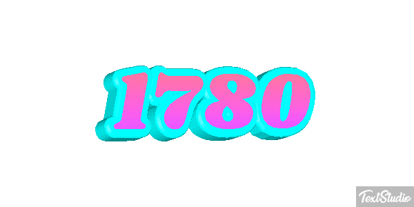 1780 Text effect