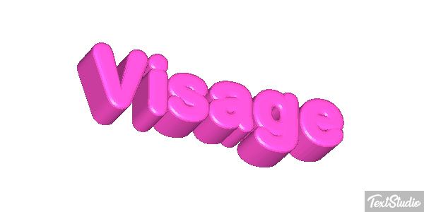 Visage Effet de texte