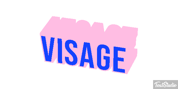 Visage Effet de texte