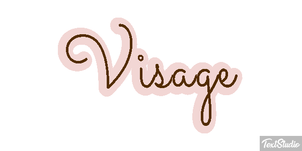 Visage Effet de texte