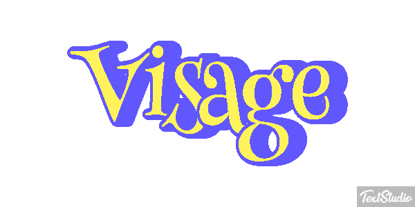 Visage Effet de texte