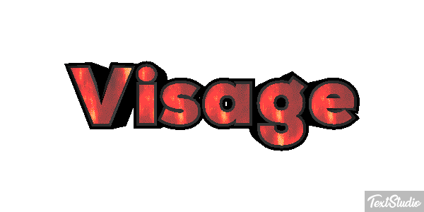 Visage Effet de texte