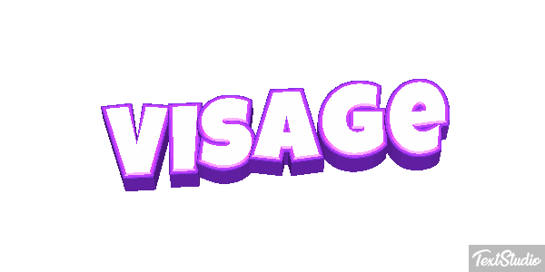 Visage Effet de texte