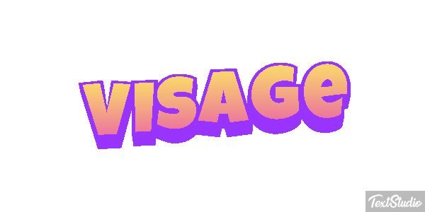 Visage Effet de texte