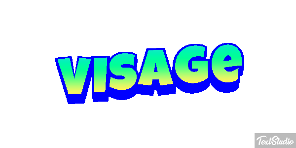 Visage Effet de texte