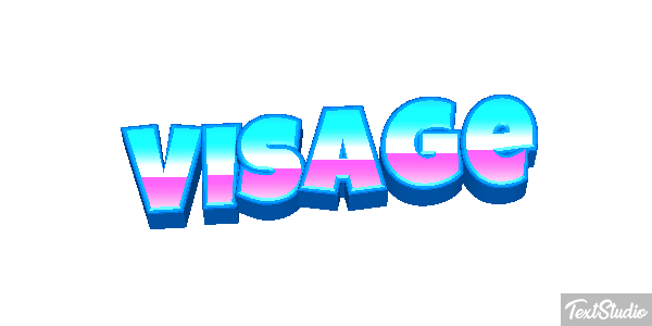 Visage Effet de texte