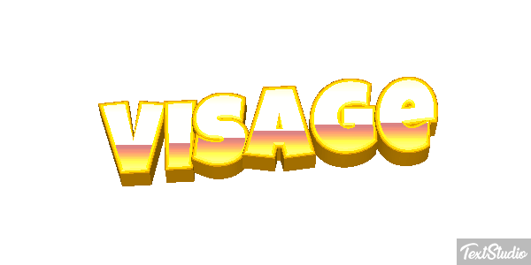 Visage Effet de texte