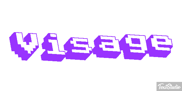 Visage Effet de texte