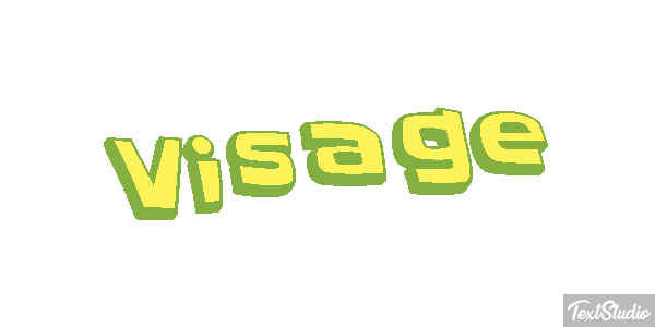 Visage Effet de texte
