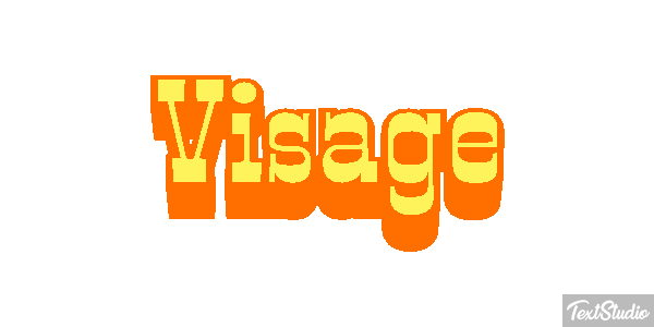 Visage Effet de texte