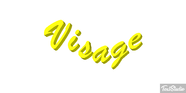 Visage Effet de texte