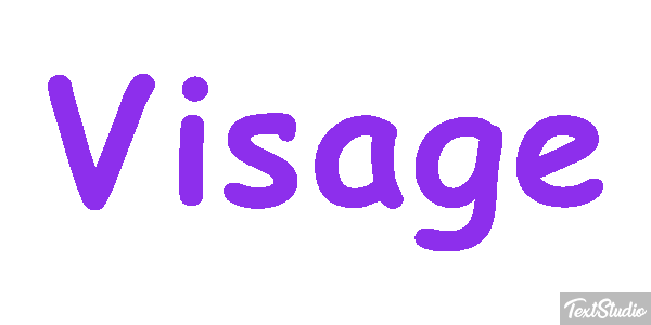 Visage Effet de texte