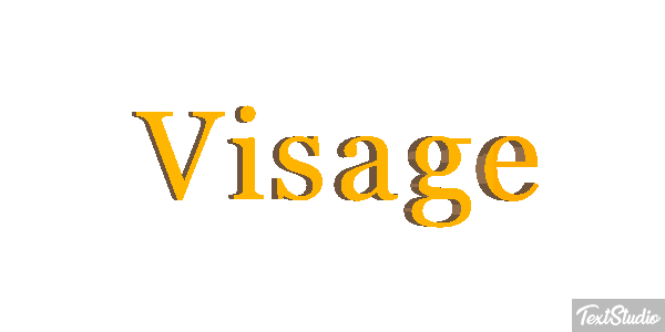 Visage Effet de texte